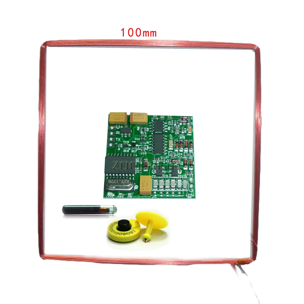 134.2kHz AGV FDXB Long Range ISO11784/85 FDX-B EM ID Animal Tag Ear Tag Reader Moulde UART
134.2kHz AGV FDXB Long Range ISO11784/85 FDX-B EM ID Animal Tag Ear Tag Reader Moulde UART