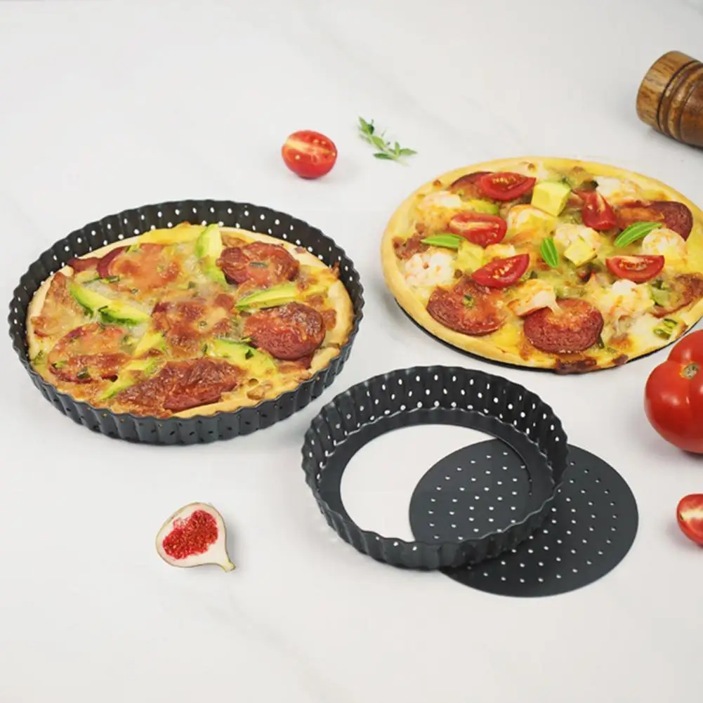 1PC Punch Pizza Pan Carbon Steel Thickened Non-stick Mold Pan Skin Baking Crispy Crust Pan Pizza Baking R8E6
1PC Punch Pizza Pan Carbon Steel Thickened Non-stick Mold Pan Skin Baking Crispy Crust Pan Pizza Baking R8E6