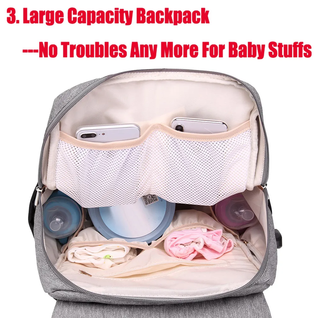 Large Capacity Baby bag Nappy Changing Diaper Mummy Bag Maternity Backpack Bags Hot Mum Bag Baby Care Waterproof Backpack#G30
Large Capacity Baby bag Nappy Changing Diaper Mummy Bag Maternity Backpack Bags Hot Mum Bag Baby Care Waterproof Backpack#G30