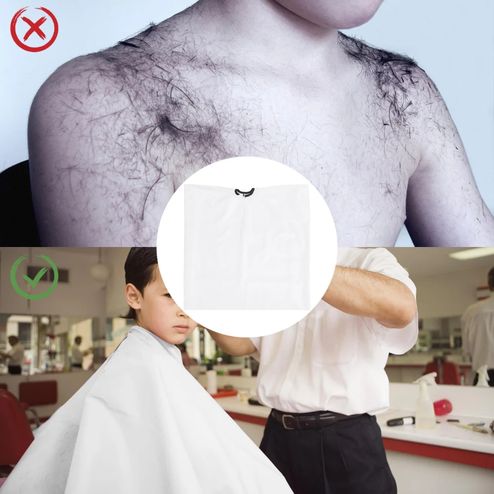 Useful Hairdressing Cape Waterproof Haircut Cape Hair Cutting Cloak Haircut Gown Protection Supplies for Barber Shop (White)
Useful Hairdressing Cape Waterproof Haircut Cape Hair Cutting Cloak Haircut Gown Protection Supplies for Barber Shop (White)