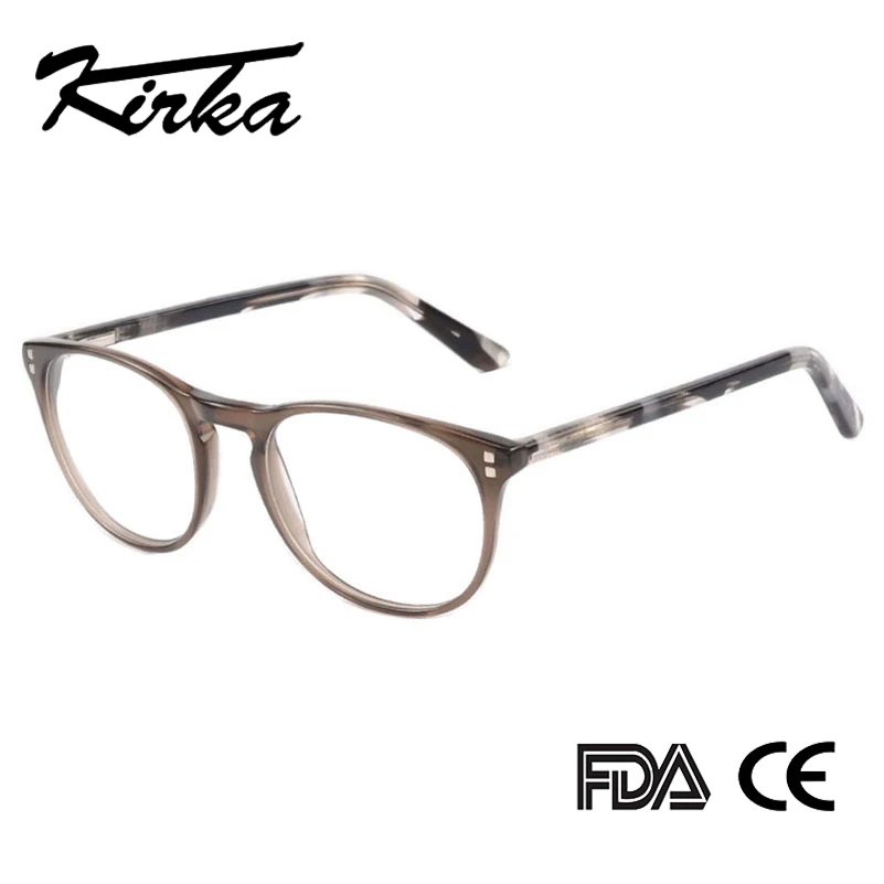 Женская оправа для очков Kirka круглая прозрачная по рецепту 2019|optical frame|frames