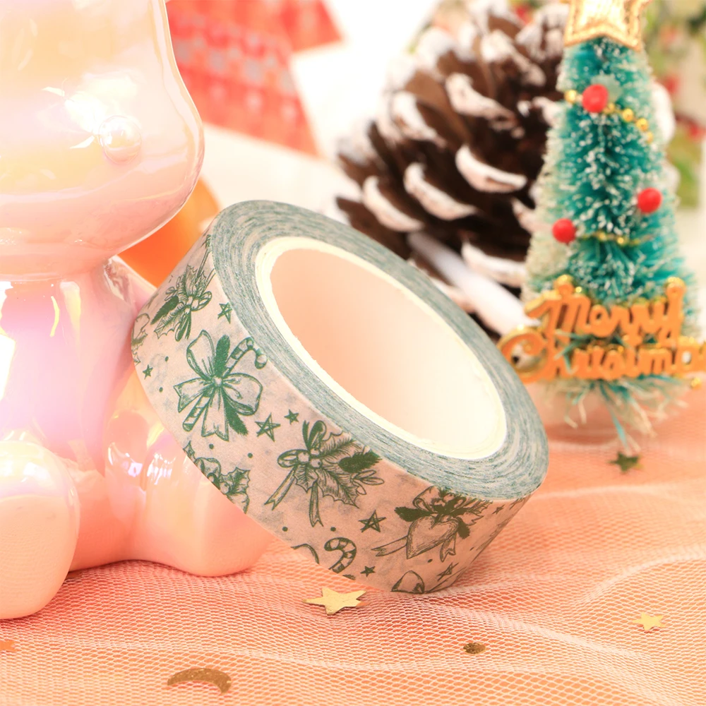 NEW 10pcs/Lot Decorative Bow Christmas Candy Washi Tapes DIY Bullet Journal Adhesive Masking Tape Cute Stationery
NEW 10pcs/Lot Decorative Bow Christmas Candy Washi Tapes DIY Bullet Journal Adhesive Masking Tape Cute Stationery