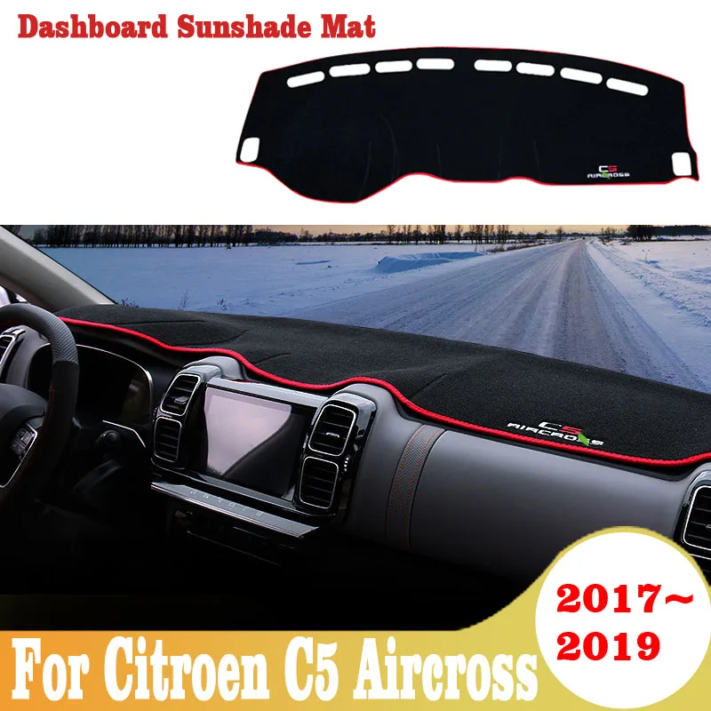 For Citroen C5 Aircross 2017 2018 2019 Car Dashboard Cover Mat Sun Shade Pad Instrument Panel Carpets Protector Accessories
For Citroen C5 Aircross 2017 2018 2019 Car Dashboard Cover Mat Sun Shade Pad Instrument Panel Carpets Protector Accessories