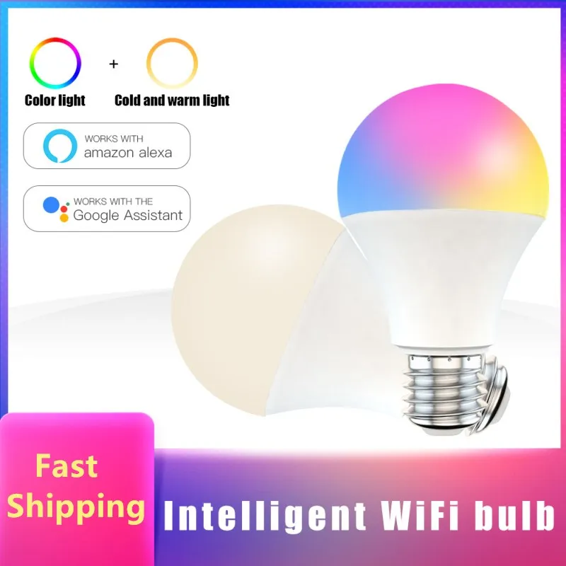 High-end 15 Вт WiFi умный светильник лампочка E27 B22 затемнения RGB + CCT 85-260V умный светильник лампы голосового Управление работать с Alexa Google Home
High-end 15 Вт WiFi умный светильник лампочка E27 B22 затемнения RGB + CCT 85-260V умный светильник лампы голосового Управление работать с Alexa Google Home