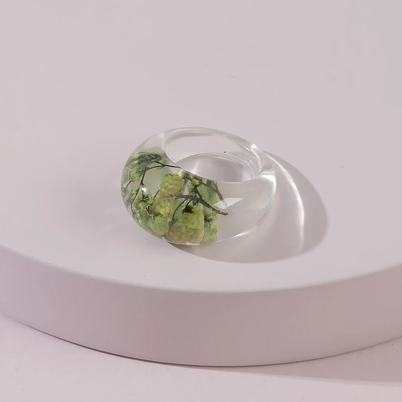 Resin Ring Acrylic Ring Dried Flower Ring Vintage Ring Finger Ring Women Ring Set Candy Color Ring Clear Ring Ins Ring
Resin Ring Acrylic Ring Dried Flower Ring Vintage Ring Finger Ring Women Ring Set Candy Color Ring Clear Ring Ins Ring