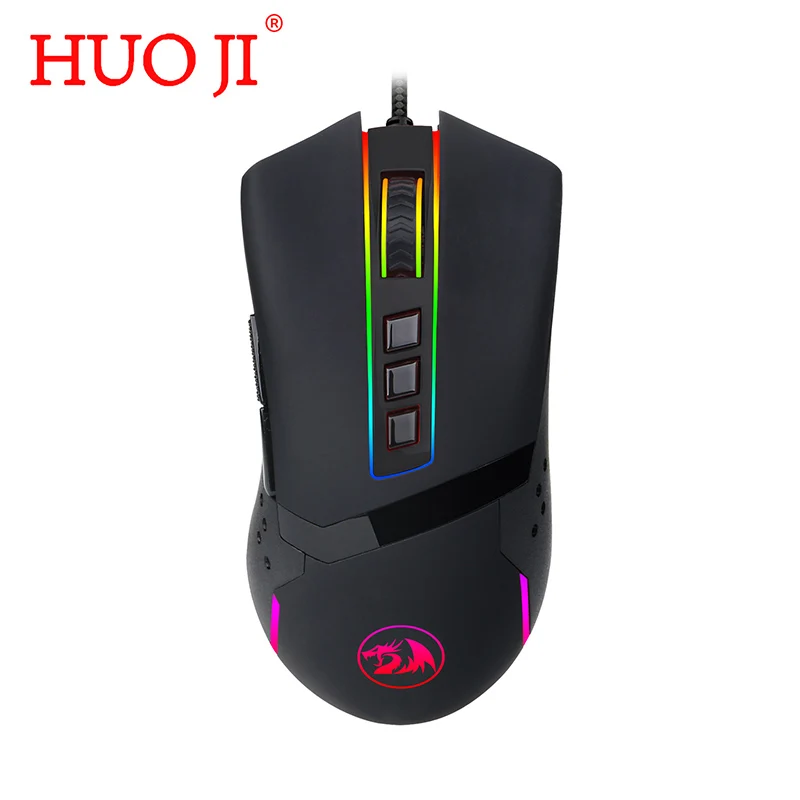 HUO JI Redragon M712 RGB Wired Gaming Mouse 9 Button Ambidextrous Macro Programmable Computer Mice10000 DPI for Windows PC Gamer
HUO JI Redragon M712 RGB Wired Gaming Mouse 9 Button Ambidextrous Macro Programmable Computer Mice10000 DPI for Windows PC Gamer