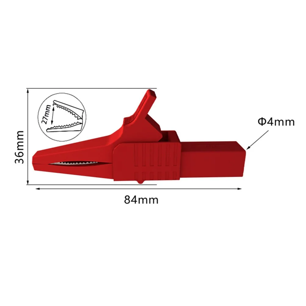 32A 1000V Professional Digital Multimeter Tester Alligator Folders Safety Test Clips For 4mm Shrouded Banana Plug Tools
32A 1000V Professional Digital Multimeter Tester Alligator Folders Safety Test Clips For 4mm Shrouded Banana Plug Tools