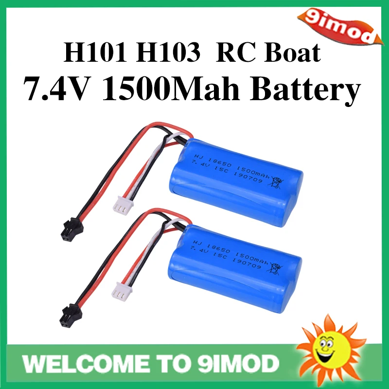 Литий-ионный аккумулятор для высокоскоростной гоночной лодки H101 H103 RC, 7,4 В, 1500 мАч, 2 шт.
Литий-ионный аккумулятор для высокоскоростной гоночной лодки H101 H103 RC, 7,4 В, 1500 мАч, 2 шт.