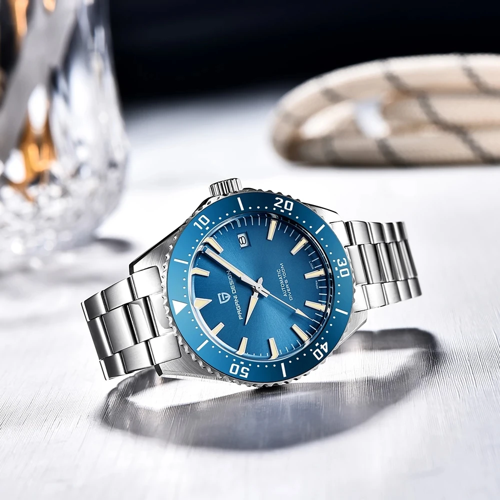 PAGANI DESIGN Brand Luxury Mechanical Sports Watches Sapphire Glass 100M Waterproof Stainless Steel Automatic Watch Montre Homme
PAGANI DESIGN Brand Luxury Mechanical Sports Watches Sapphire Glass 100M Waterproof Stainless Steel Automatic Watch Montre Homme