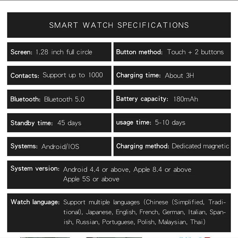 Thermometer Fitness watches HD Bluetooth call play music smartwatch men waterproof health women Smartwatch for apple huawei
Thermometer Fitness watches HD Bluetooth call play music smartwatch men waterproof health women Smartwatch for apple huawei