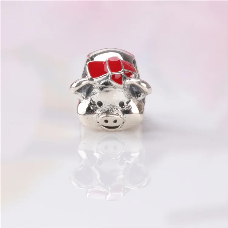 Bewill Real 925 Sterling Silver Christmas Drop oil zodiac pig red bow beads Fit Original Bracelet&Bangle Jewelry
Bewill Real 925 Sterling Silver Christmas Drop oil zodiac pig red bow beads Fit Original Bracelet&Bangle Jewelry