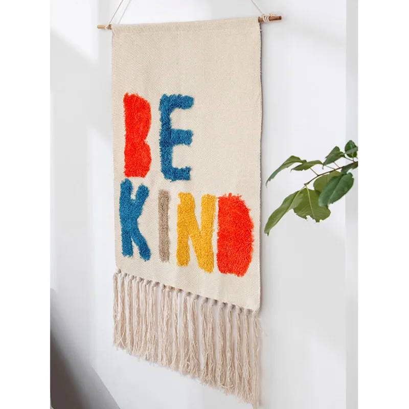 Hand Made Woven Macrame Wall Hanging Tapestry Nordic Ins Tassel Fringe Decoration Painting Cloth Art Bedroom Background Rainbow
Hand Made Woven Macrame Wall Hanging Tapestry Nordic Ins Tassel Fringe Decoration Painting Cloth Art Bedroom Background Rainbow