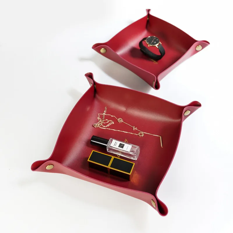 Square Leather Storage Box Organizer Foldable Living Room Bedroom Sundries Tray Home Desktop Jewelry Cosmetic Key Basket
Square Leather Storage Box Organizer Foldable Living Room Bedroom Sundries Tray Home Desktop Jewelry Cosmetic Key Basket