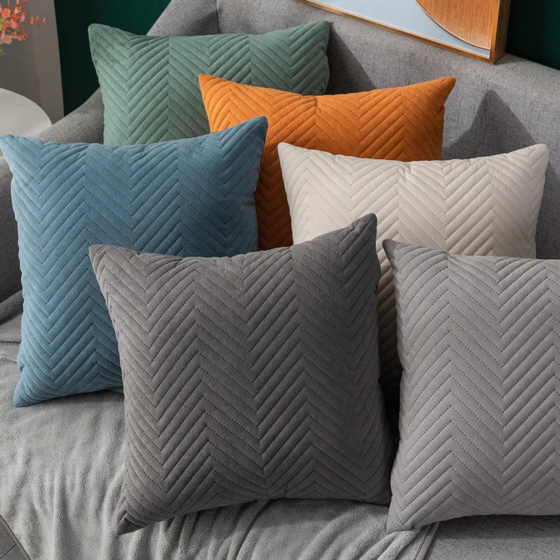 Quilted Velvet Pillowcase Throw Pillow Covers Home Decor Pillow Cases Simple Pure Color Sofa Cushion Cover Decorative 45x45cm
Quilted Velvet Pillowcase Throw Pillow Covers Home Decor Pillow Cases Simple Pure Color Sofa Cushion Cover Decorative 45x45cm