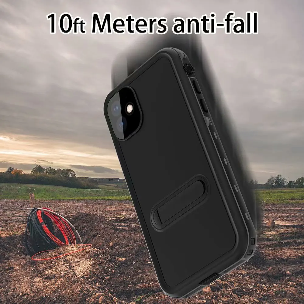 360 Full Protection Dropproof Waterproof Wireless Charging Phone Support Case For iPhone 11 Pro MAX 11 Shockproof Cover Fundas
360 Full Protection Dropproof Waterproof Wireless Charging Phone Support Case For iPhone 11 Pro MAX 11 Shockproof Cover Fundas