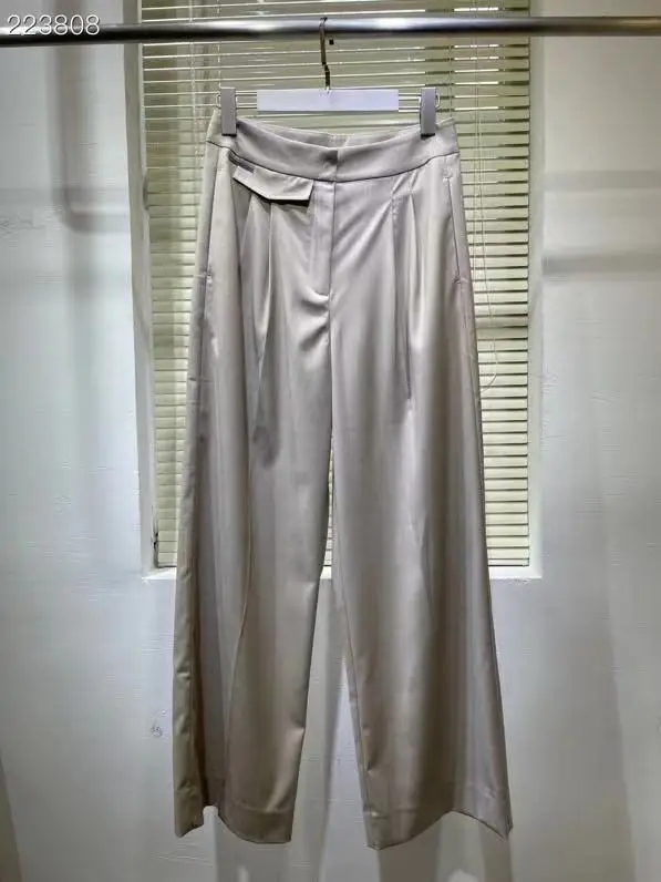 2021 Summer Autumn Women's Long Pants Fashion Runway Solid Fashion Casual Beading All-Match Ladies Office Pants
2021 Summer Autumn Women's Long Pants Fashion Runway Solid Fashion Casual Beading All-Match Ladies Office Pants