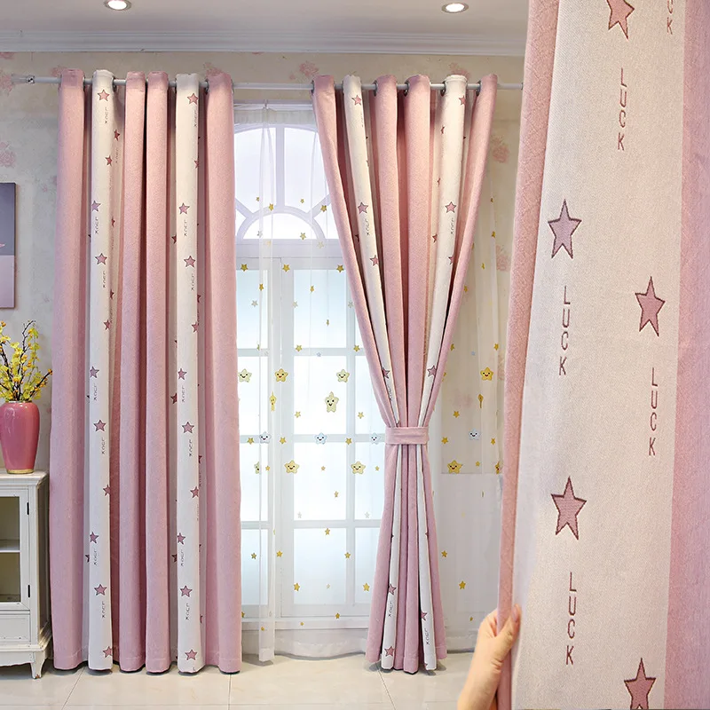 Modern Minimalist Curtain Full Blackout Girly Heart Exquisite Jacquard Seamless Stitching Curtains for Living Room Bedroom
Modern Minimalist Curtain Full Blackout Girly Heart Exquisite Jacquard Seamless Stitching Curtains for Living Room Bedroom
