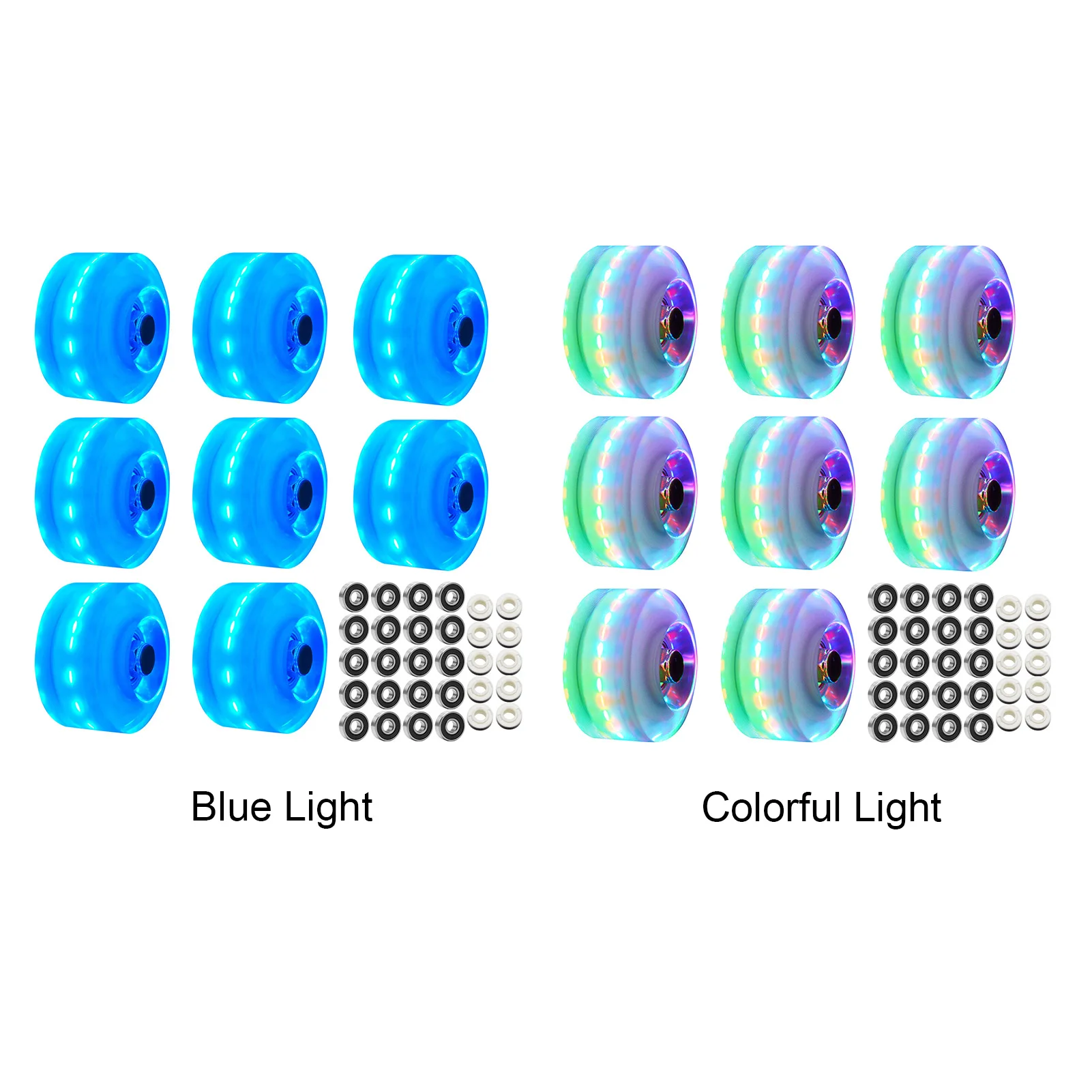 8pcs Sports Skateboard For Double Row Wear Resistant Easy Install Outdoor Low Noise Durable Light Up Roller Skate Wheel
8pcs Sports Skateboard For Double Row Wear Resistant Easy Install Outdoor Low Noise Durable Light Up Roller Skate Wheel
