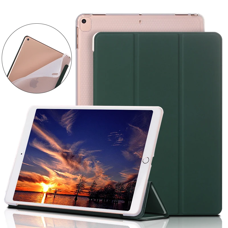 Case for iPad 10.2 2020 2019 8th 7th Generation for ipad 2020 10.2''Air 3 10.5 Soft Smart Cover Transparent back Cover
Case for iPad 10.2 2020 2019 8th 7th Generation for ipad 2020 10.2''Air 3 10.5 Soft Smart Cover Transparent back Cover