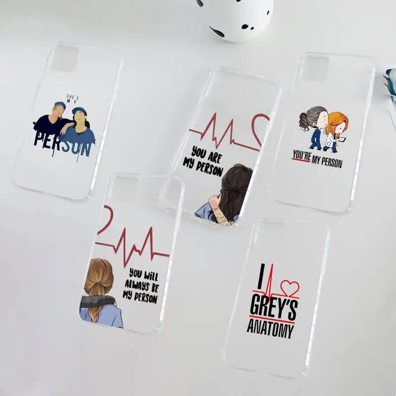 Greys Anatomy Phone Case Clear Transparent for iPhone 11 12 13 mini pro XS MAX 8 7 6 6S Plus X 5S SE XR 2020
Greys Anatomy Phone Case Clear Transparent for iPhone 11 12 13 mini pro XS MAX 8 7 6 6S Plus X 5S SE XR 2020