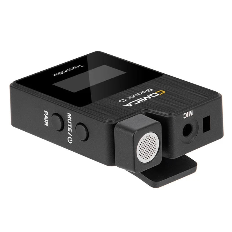 COMICA BoomX-D TX 2.4G Digital Wireless Transmitter Microphone System Lavalier Lapel Microphone for Smart Phones SLR Cameras
COMICA BoomX-D TX 2.4G Digital Wireless Transmitter Microphone System Lavalier Lapel Microphone for Smart Phones SLR Cameras