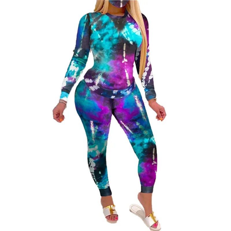Women Tracksuits Two Pieces Set Long Sleeve O Neck Tops Long Pants Tie Dye 2 Pieces Set Sports Suit Autumn Casual Sweat Suit
Women Tracksuits Two Pieces Set Long Sleeve O Neck Tops Long Pants Tie Dye 2 Pieces Set Sports Suit Autumn Casual Sweat Suit