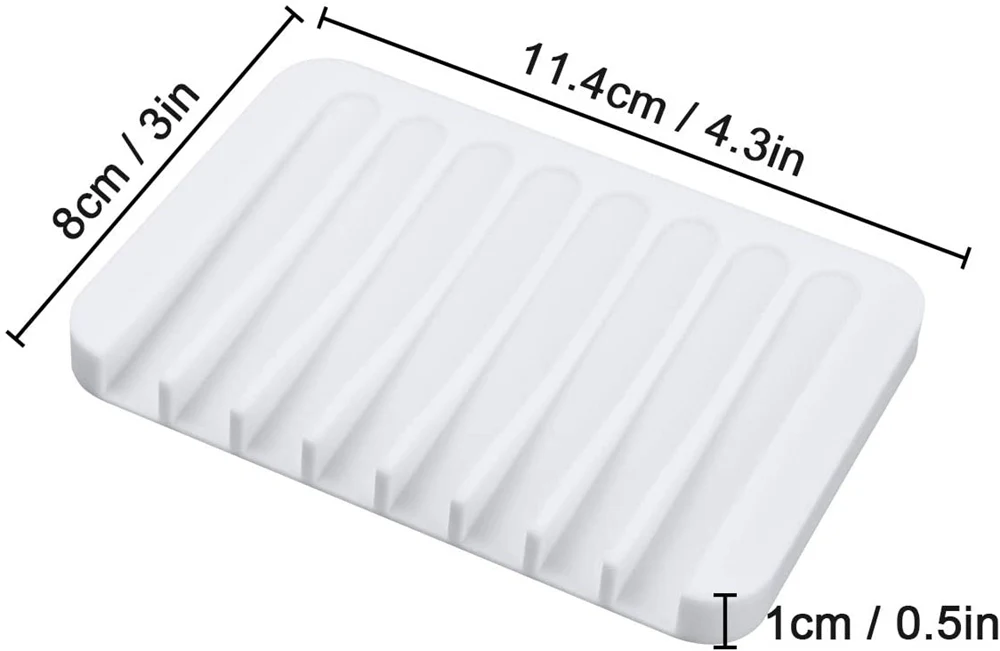 1 Pcs Silicone Soap Holders Dish Reusable Eco-friendly Save Space Soft Drain Soap Box Storage Container Bathroom Soapbox Rack
1 Pcs Silicone Soap Holders Dish Reusable Eco-friendly Save Space Soft Drain Soap Box Storage Container Bathroom Soapbox Rack