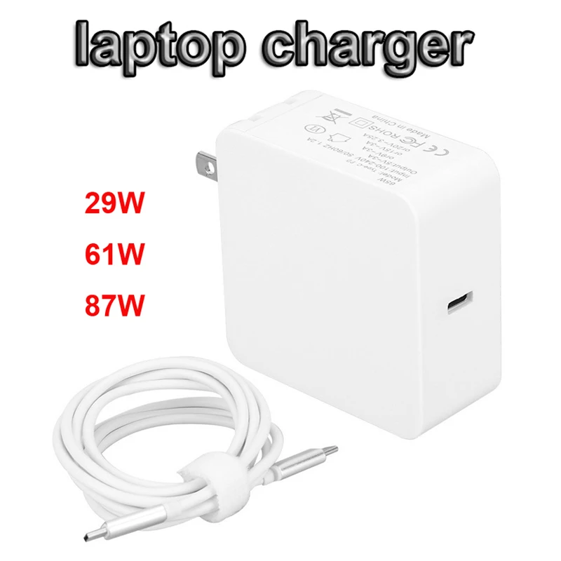 Зарядное устройство vipaley US Plug Mac Book Charger 29 Вт 61 87 адаптер питания переменного тока с