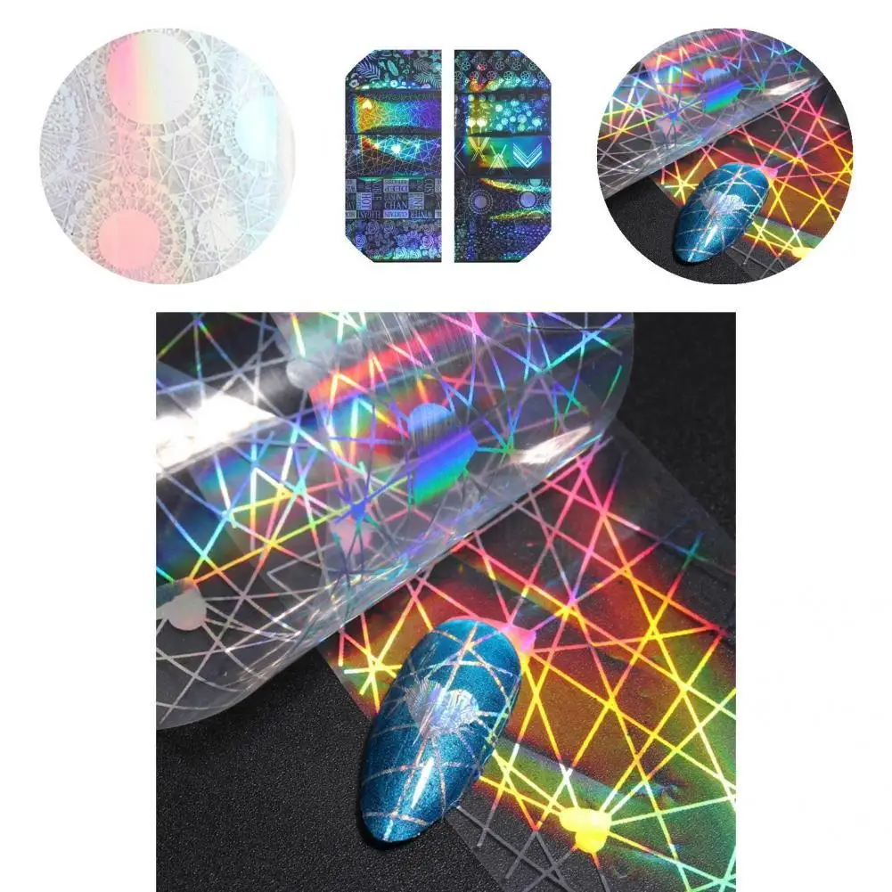 10Pcs/Set Nail Foils Decorative PET Gloss Lines Starry Heat Snowflake Transfer for Manicure Nail Sticker Nail Transfer
10Pcs/Set Nail Foils Decorative PET Gloss Lines Starry Heat Snowflake Transfer for Manicure Nail Sticker Nail Transfer
