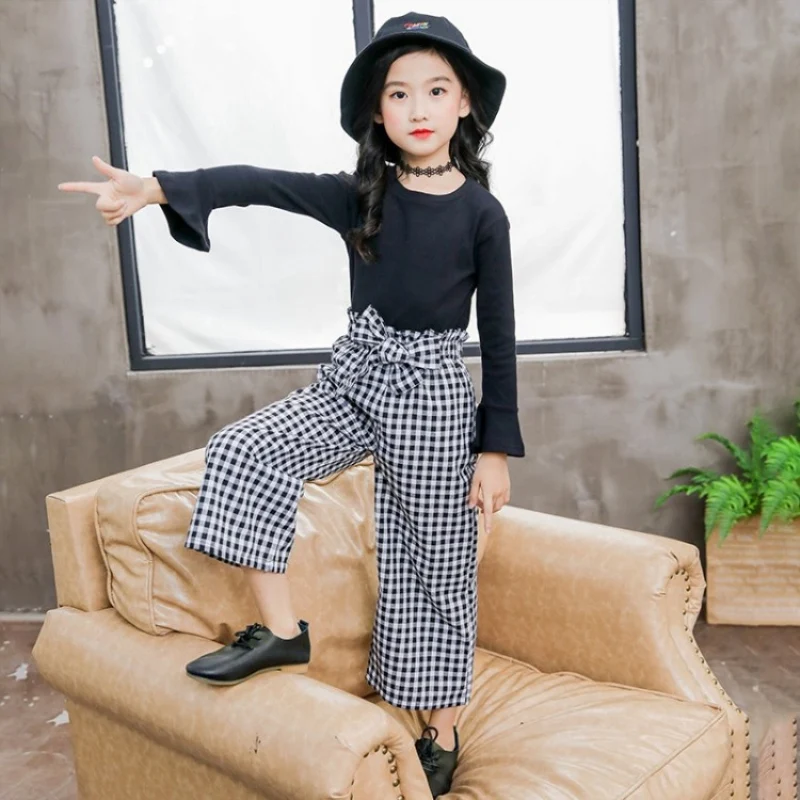Girls Suits Sweatshirts +Pant Sets 2021 Plaid Spring Autumn High Quality Formal Party Outfits Sport Teenagers Kids Cotton Tracks
Girls Suits Sweatshirts +Pant Sets 2021 Plaid Spring Autumn High Quality Formal Party Outfits Sport Teenagers Kids Cotton Tracks