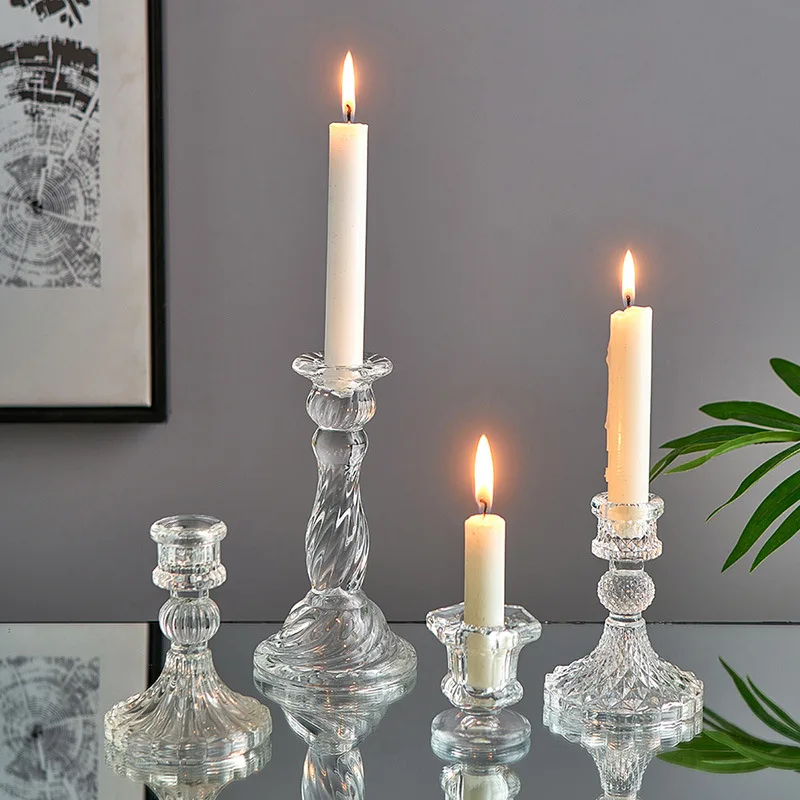 Modern Simplicity Glass Candle Holder Home Restaurant Dining Table Decoration Wedding Candlelight Dinner Romantic Decorations
Modern Simplicity Glass Candle Holder Home Restaurant Dining Table Decoration Wedding Candlelight Dinner Romantic Decorations