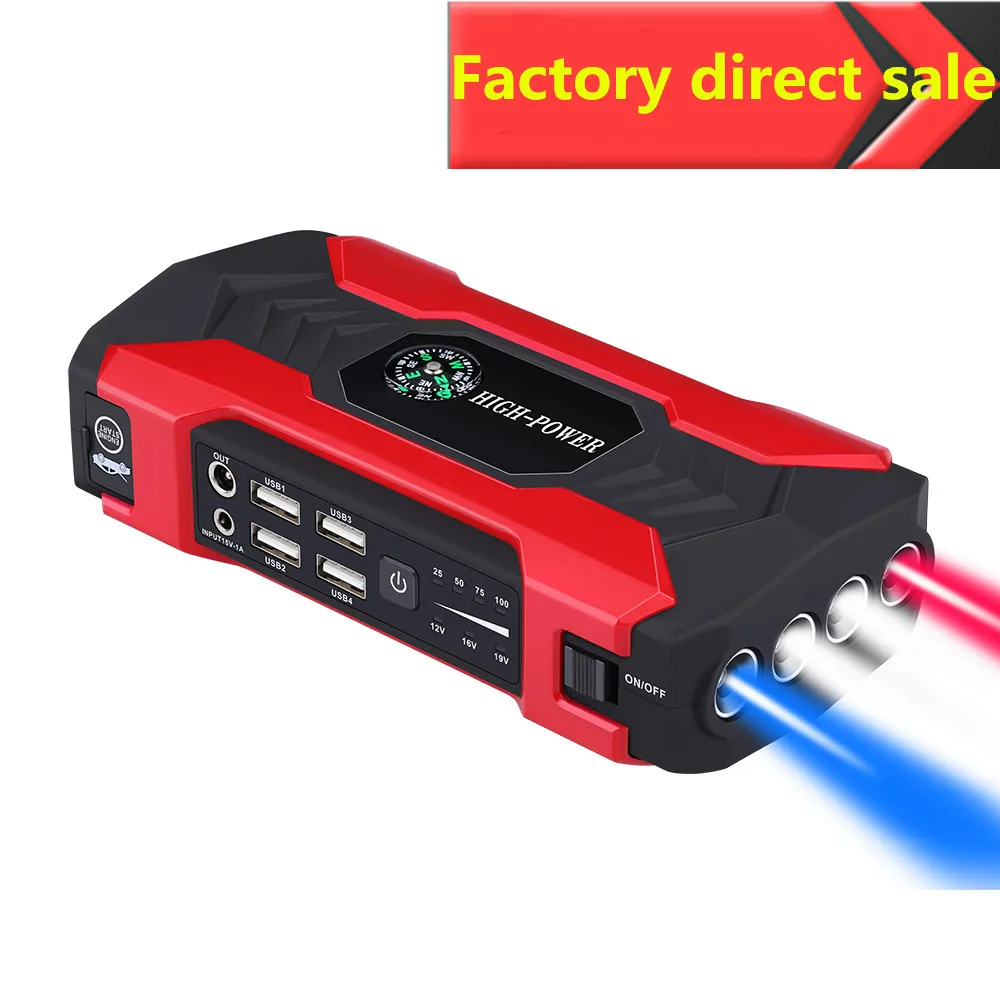 

600A Car Battery Jump Starter Power Bank Portable Auto Charger Start Device 20Ah For 12V Car Diesel Car Emerg Starting Booster