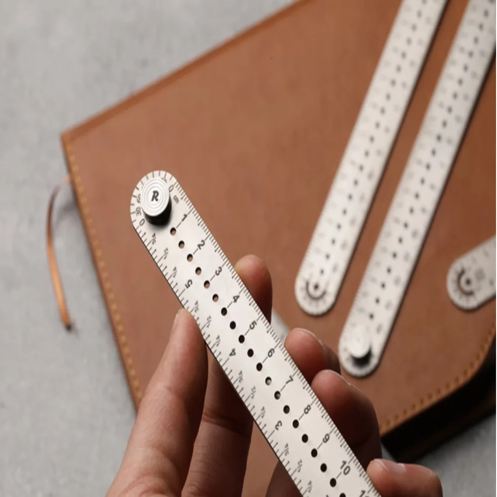 All-In-One Ruler Geometry Woodworking Stainless Steel Multifunctional Measuring Tool Pushpin Ruler DIY Craft accessories
All-In-One Ruler Geometry Woodworking Stainless Steel Multifunctional Measuring Tool Pushpin Ruler DIY Craft accessories