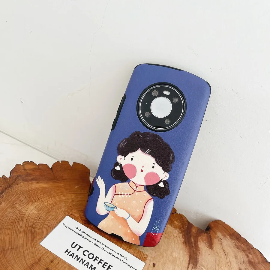 Cute Cartoon Girl Shockproof PU Rubber Back Phone Case For Huawei P30 40 Pro Mate20/30 Pro Soft Silicone Phone Cover Skin
Cute Cartoon Girl Shockproof PU Rubber Back Phone Case For Huawei P30 40 Pro Mate20/30 Pro Soft Silicone Phone Cover Skin