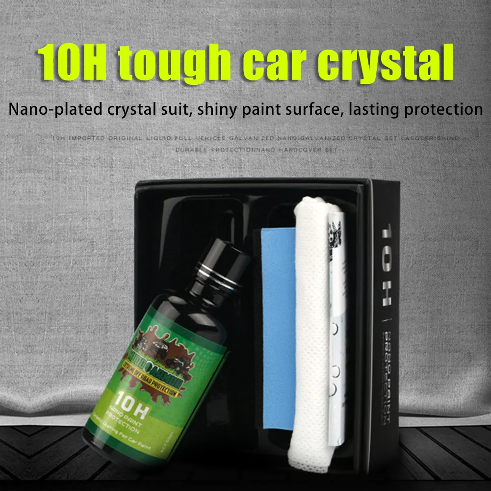 10H Liquid Glass Ceramic Automotive Coating Waterproof Nano Ceramic Car Paint Care Solution Scratch Resistant Super Hydrophobic
10H Liquid Glass Ceramic Automotive Coating Waterproof Nano Ceramic Car Paint Care Solution Scratch Resistant Super Hydrophobic
