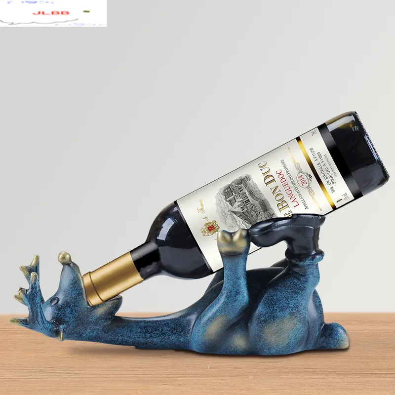 Wine Rack Resin Deer Storage Ornaments Home Creative Wine Bottle Rack Holder Blue Brown Deer Decoration Desktop Display Stand
Wine Rack Resin Deer Storage Ornaments Home Creative Wine Bottle Rack Holder Blue Brown Deer Decoration Desktop Display Stand