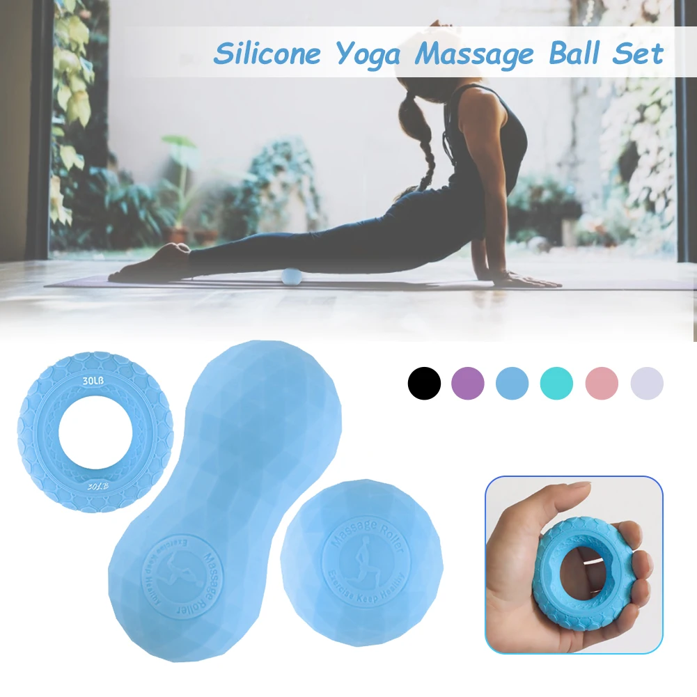 3pcs Silicone Yoga Massage Ball Set Cervical Membrane Rehabilitation for Yoga Pilates Physical Therapy and Core Fitness Ball
3pcs Silicone Yoga Massage Ball Set Cervical Membrane Rehabilitation for Yoga Pilates Physical Therapy and Core Fitness Ball