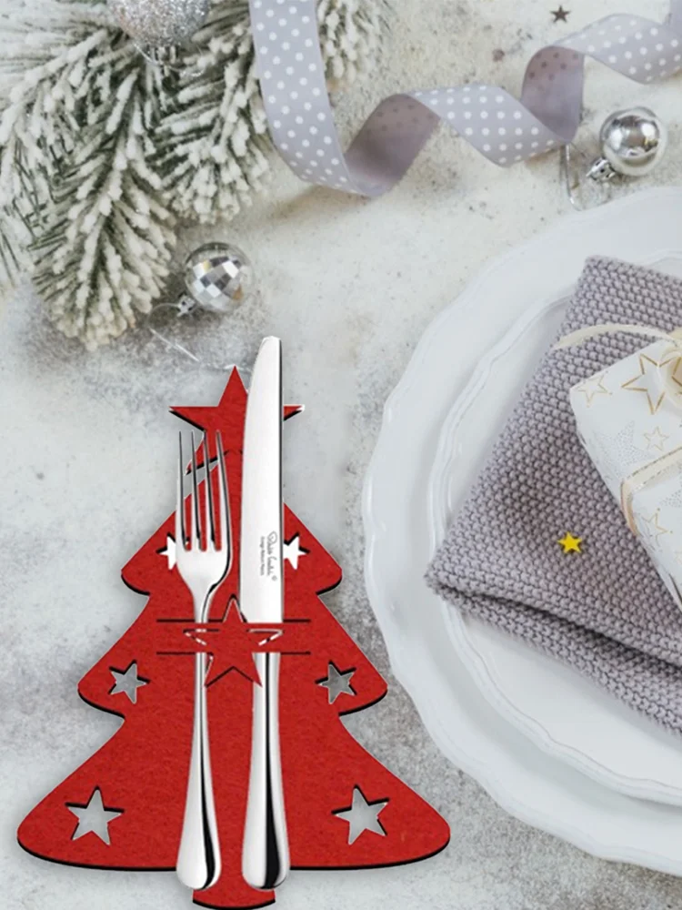 4PCS Tableware Christmas Tree Cutlery Bag Unique Exquisite Cutlery Holder Organizer Christmas Table Knife Fork Party Decor
4PCS Tableware Christmas Tree Cutlery Bag Unique Exquisite Cutlery Holder Organizer Christmas Table Knife Fork Party Decor