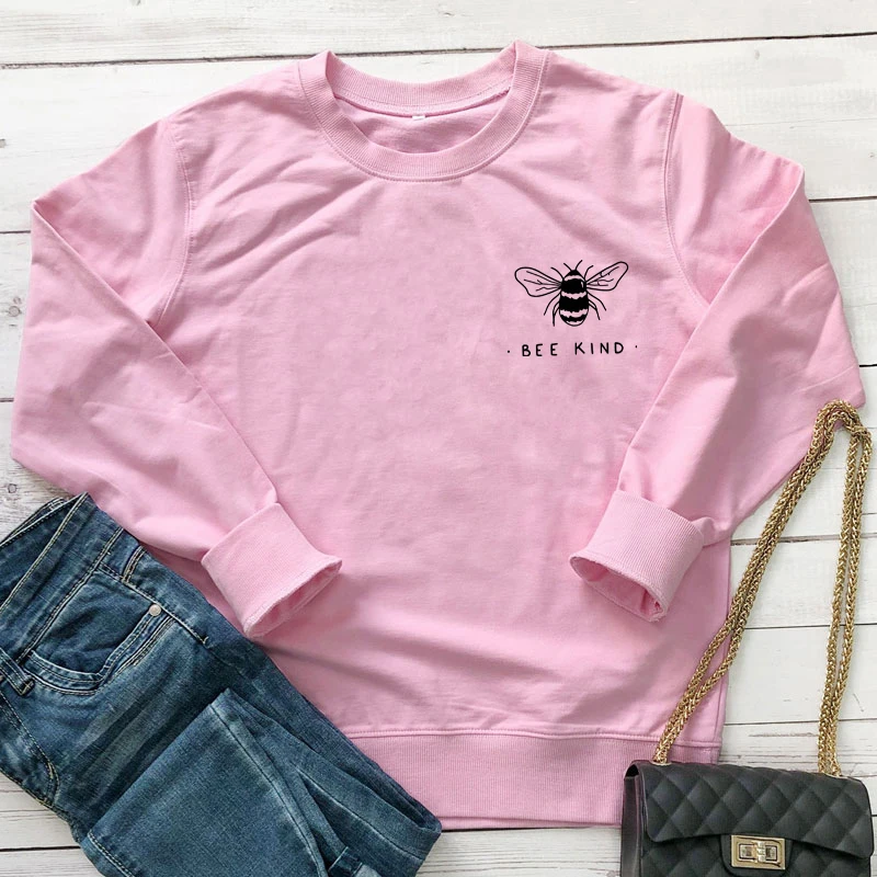 Новые осенние пчелы Вид кофты унисекс Для женщин Crewneck вдохновляющие религиозная