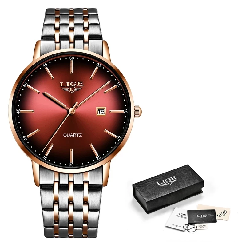 2020 LIGE Luxury Ladies Women Watch Waterproof Rose Gold Steel Strap Women Wristwatch Top Brand Bracelet Clocks Relogio Feminino
2020 LIGE Luxury Ladies Women Watch Waterproof Rose Gold Steel Strap Women Wristwatch Top Brand Bracelet Clocks Relogio Feminino