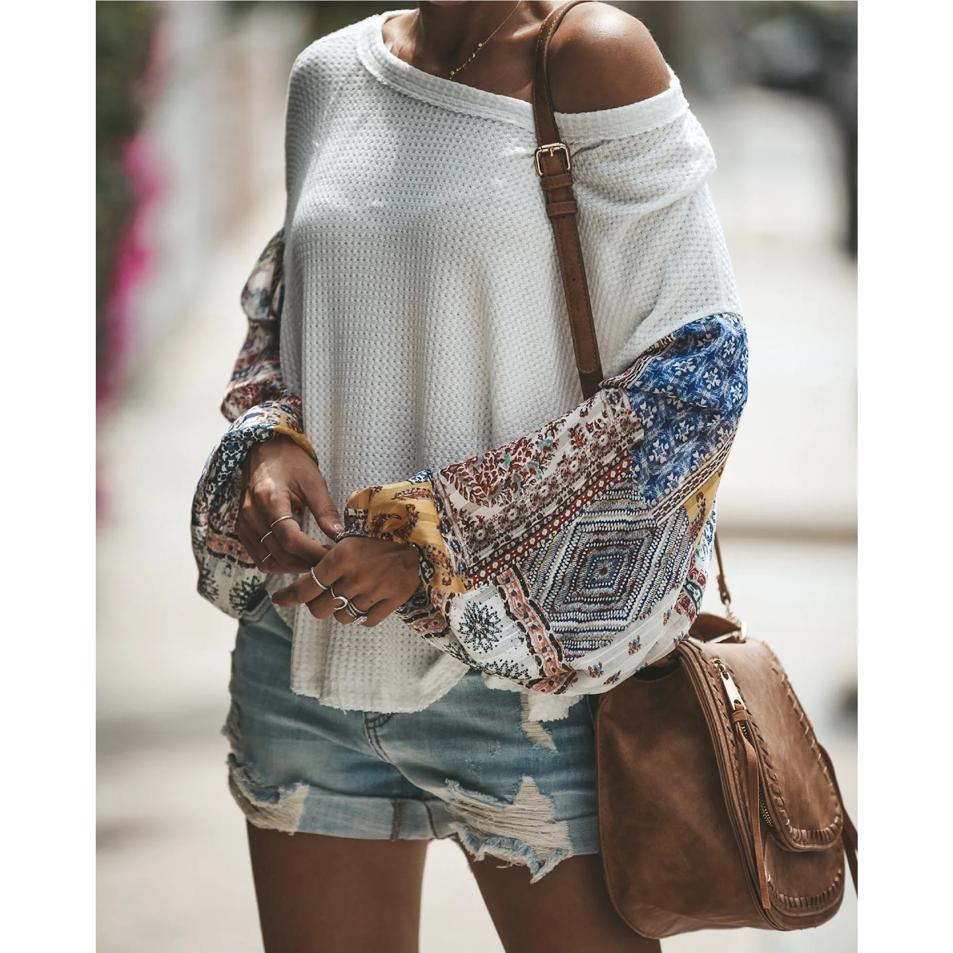 Женские длинные свитера с рукавом, вязаные женские пуловеры в стиле пэчворк, женские осенне-зимние свитера
Женские длинные свитера с рукавом, вязаные женские пуловеры в стиле пэчворк, женские осенне-зимние свитера