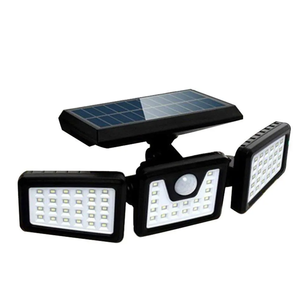 70 LED Solar Lights Outdoor 3 Head Motion Sensor For Yard Garden Garage Patio 270 Wide Angle Illumination Waterproof Wall Lamp
70 LED Solar Lights Outdoor 3 Head Motion Sensor For Yard Garden Garage Patio 270 Wide Angle Illumination Waterproof Wall Lamp
