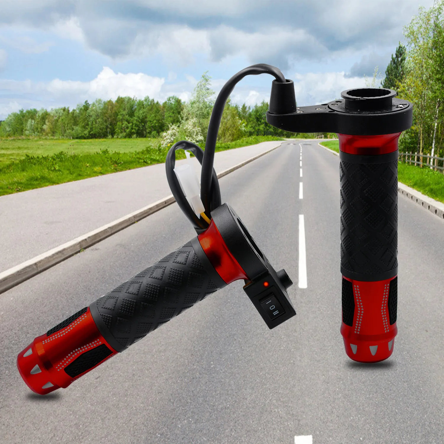 Motorcycle Electric Heated Grips Motorbike Hot Grip ATV Scooter 22mm 7/8" Handlebar Hand Warmer Aluminum 12V
Motorcycle Electric Heated Grips Motorbike Hot Grip ATV Scooter 22mm 7/8" Handlebar Hand Warmer Aluminum 12V