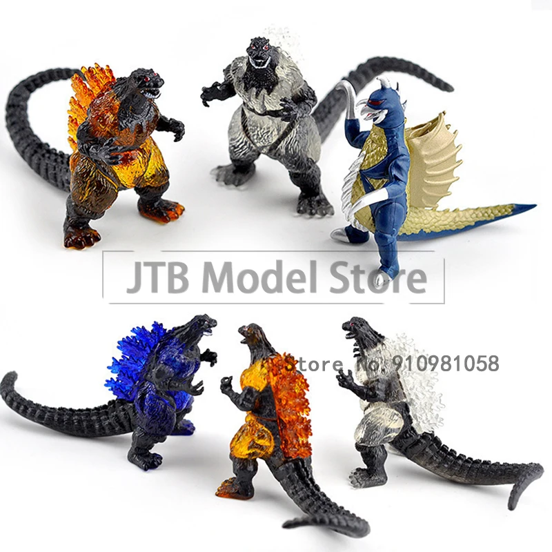 

Godzilla 10 Dinosaur 6CM Movie Animation Surrounding Toy Wholesale SHM Monster King PVC Model Doll Ornaments Joint Movable Figma