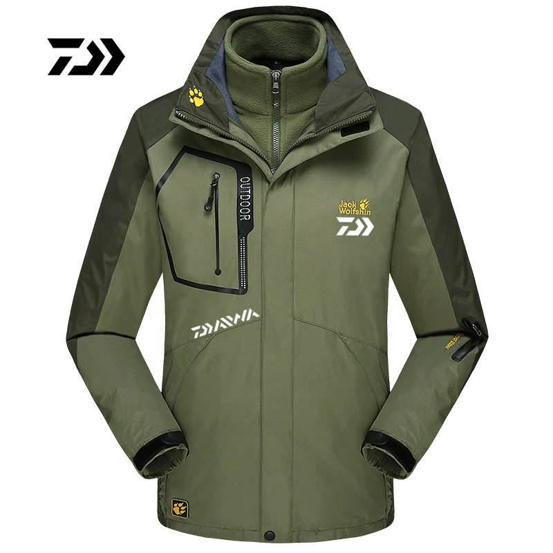 Daiwa Men's Mountaineering Camping Fishing Jacket Outdoor Sports Windproof Thickened Warm Wool Men's Jacket
Daiwa Men's Mountaineering Camping Fishing Jacket Outdoor Sports Windproof Thickened Warm Wool Men's Jacket