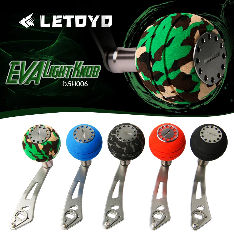 LETOYO Classic Fishing Reel Handle Durable Single Rocker Army EVA Knob For DAIWA SHIMANO Used DIY Component Fishing Accessories
LETOYO Classic Fishing Reel Handle Durable Single Rocker Army EVA Knob For DAIWA SHIMANO Used DIY Component Fishing Accessories