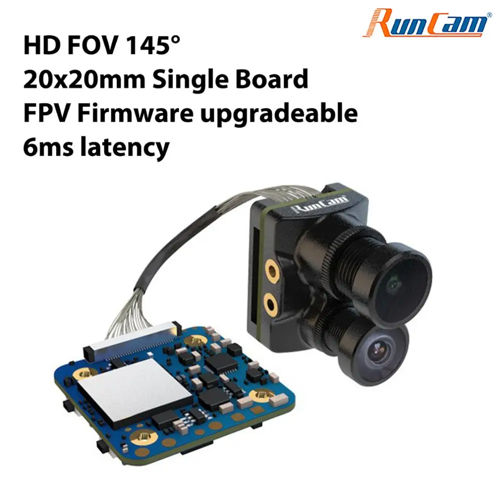 RunCam Hybrid V2 Dual Lens Wide Angle 4K HD Mini FPV Camera HD Recording FOV 145 Degree SONY 8MP Sensor For FPV RC Racing Drone
RunCam Hybrid V2 Dual Lens Wide Angle 4K HD Mini FPV Camera HD Recording FOV 145 Degree SONY 8MP Sensor For FPV RC Racing Drone
