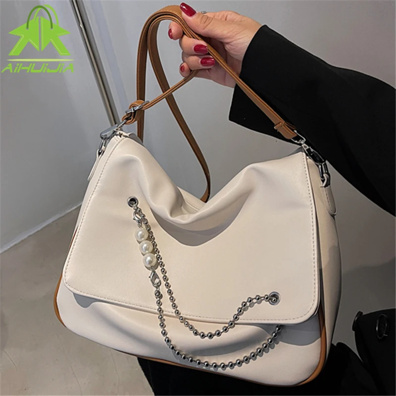 Women Simple High Capacity Flip Crossbody Bags Casual Beaded Solid Color Shoulder Messenger Bag Fashion Female Designer Handbags
Women Simple High Capacity Flip Crossbody Bags Casual Beaded Solid Color Shoulder Messenger Bag Fashion Female Designer Handbags