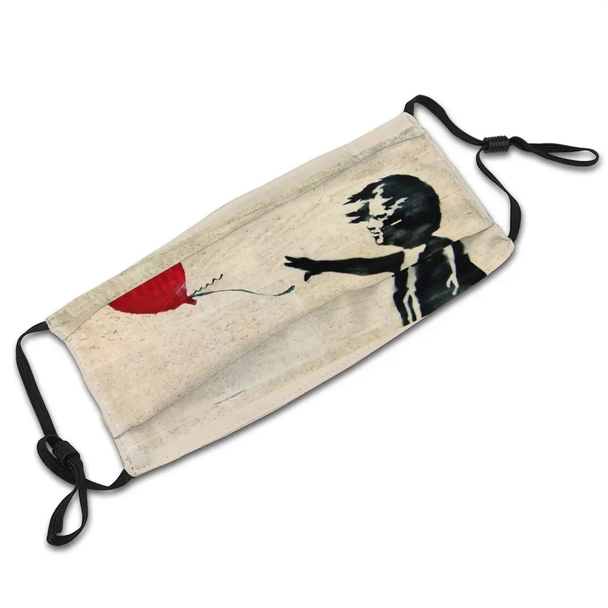 Banksy's Girl With A Red Balloon Reusable Face Mask Banksy World Peace Anti Dust Mask With Filters Protection Cover Respirator
Banksy's Girl With A Red Balloon Reusable Face Mask Banksy World Peace Anti Dust Mask With Filters Protection Cover Respirator