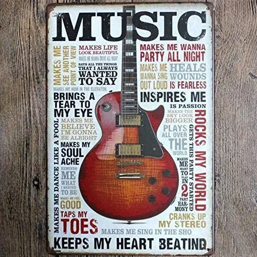 JUCHen Musics Decals Metal Aluminum Sign Posters Café Bar Diner Pub Restaurant Wall Decor 12X8Inch
JUCHen Musics Decals Metal Aluminum Sign Posters Café Bar Diner Pub Restaurant Wall Decor 12X8Inch
